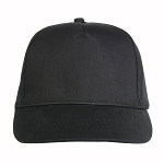 Cotton 5-panel cap with 2 mm-thick visor, embroidered eyelets and adjustable velcro strap 2