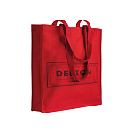 220 g/m2 cotton shopping bag, long handles and gusset 4