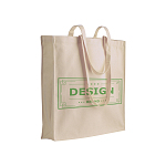 220 g/m2 cotton shopping bag, long handles and gusset 4
