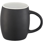 Hearth 400 ml ceramic mug with wooden coaster 3