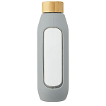 Tidan 600 ml borosilicate glass bottle with silicone grip 3