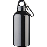 Sticla de apa din aluminiu reciclat certificat RCS Oregon 400 ml cu carabiniera 3