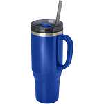 Melbourne 1200 ml RCS certified insulated tumbler with straw 1