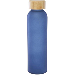 Lume 500 ml matte soda lime glass bottle with bamboo lid 3