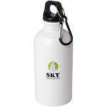 Oregon 400 ml RCS certified single wall stainless steel water bottle with carabiner 2