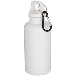 Oregon 400 ml solid colour RCS recycled plastic water bottle with carabiner 1