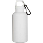 Oregon 400 ml solid colour RCS recycled plastic water bottle with carabiner 3