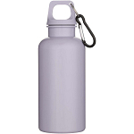 Oregon 400 ml solid colour RCS recycled plastic water bottle with carabiner 3
