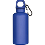 Oregon 400 ml solid colour RCS recycled plastic water bottle with carabiner 3