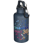 Oregon 400 ml solid colour RCS recycled plastic water bottle with carabiner 2