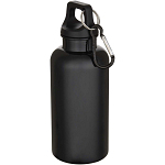 Oregon 400 ml solid colour RCS recycled plastic water bottle with carabiner 1