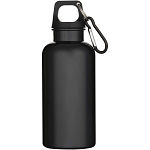 Oregon 400 ml solid colour RCS recycled plastic water bottle with carabiner 3