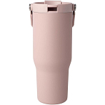 Bronx 900 ml RCS recycled stainless steel copper vacuum insulated tumbler with dual function lid 3