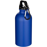 Oregon 400 ml matte RCS recycled single wall stainless steel water bottle with carabiner 1