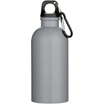 Oregon 400 ml matte RCS recycled single wall stainless steel water bottle with carabiner 3