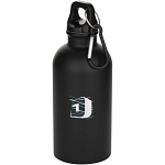 Oregon 400 ml matte RCS recycled single wall stainless steel water bottle with carabiner 2