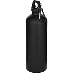 Oregon 750 ml matte RCS recycled single wall stainless steel water bottle with carabiner 1