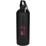 Oregon 750 ml matte RCS recycled single wall stainless steel water bottle with carabiner 2
