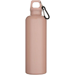 Oregon 750 ml solid colour RCS recycled plastic water bottle with carabiner 3