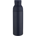 Illuminate 650 ml RCS recycled double wall stainless steel water bottle with 3-piece lid set 3