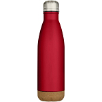 Cove 500 ml double wall vacuum insulated stainless steel water bottle with cork details 3