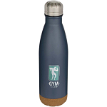 Cove 500 ml double wall vacuum insulated stainless steel water bottle with cork details 2