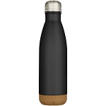 Cove 500 ml double wall vacuum insulated stainless steel water bottle with cork details 3