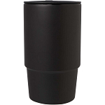 Carter 450 ml ceramic mug with plastic lid 3