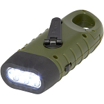 Helios lanterna cu dinam solar din plastic reciclat cu carabiniera 1