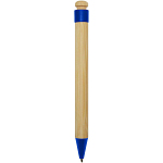 Rattan bamboo and recycled plastic ballpoint pen (black ink) 4