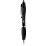 Nash ballpoint pen with coloured barrel and grip (black ink) 2