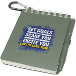 Lig Mini recycled outdoor soft cover notebook and ballpoint pen set (black ink) 2