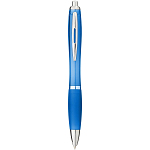 Nash ballpoint pen coloured barrel and grip (blue ink) 1