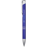 Moneta aluminium click ballpoint pen (blue ink) 2