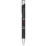 Moneta anodized aluminium click ballpoint pen (blue ink) 2