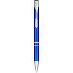 Moneta anodized aluminium click ballpoint pen (blue ink) 3