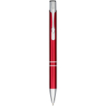 Moneta anodized aluminium click ballpoint pen (blue ink) 3