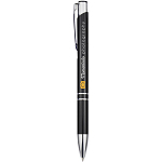 Moneta aluminium click ballpoint pen (black ink) 2