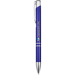 Moneta aluminium click ballpoint pen (black ink) 2