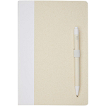 Dairy Dream A5 size reference recycled milk cartons notebook and ballpoint pen set 3