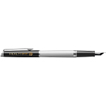 Hemisphere colour blocking fountain pen with palladium trim (blue ink) 2
