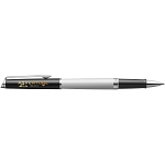 Hemisphere colour blocking rollerball pen with palladium trim (black ink) 2