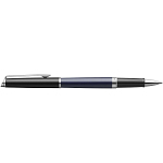 Hemisphere colour blocking rollerball pen with palladium trim (black ink) 3