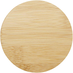 Leona 350 ml glass cup with bamboo lid 3