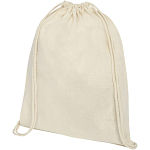 Oregon 100 g/m² cotton drawstring bag 5L 1