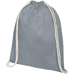 Oregon 100 g/m² cotton drawstring bag 5L 1