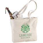 Ningbo 320 g/m² zippered cotton tote bag 15L 2