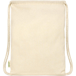 Orissa 100 g/m² organic cotton drawstring bag 5L 3