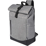 Hoss 15.6 GRS recycled roll-up laptop backpack 12L 1