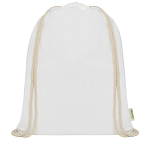 Orissa 140 g/m² organic cotton drawstring bag 5L 3